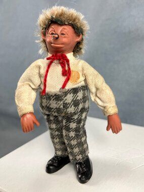 Vintage 1950s Steiff Mecki German Hedgehog figure Mini 3.25" tall
